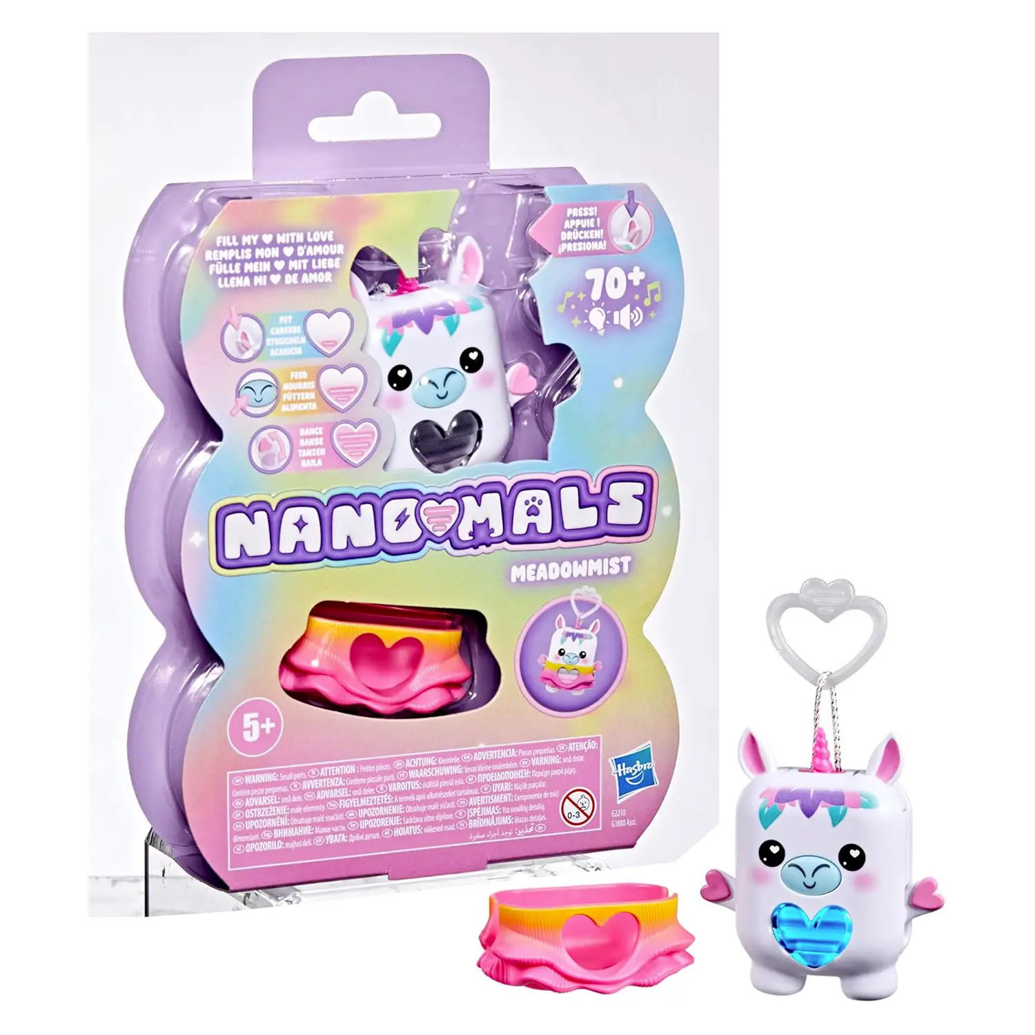 Nano - Mals Cuccioli Interattivi: Meadowmist L'Unicorno - collezionabili bambina