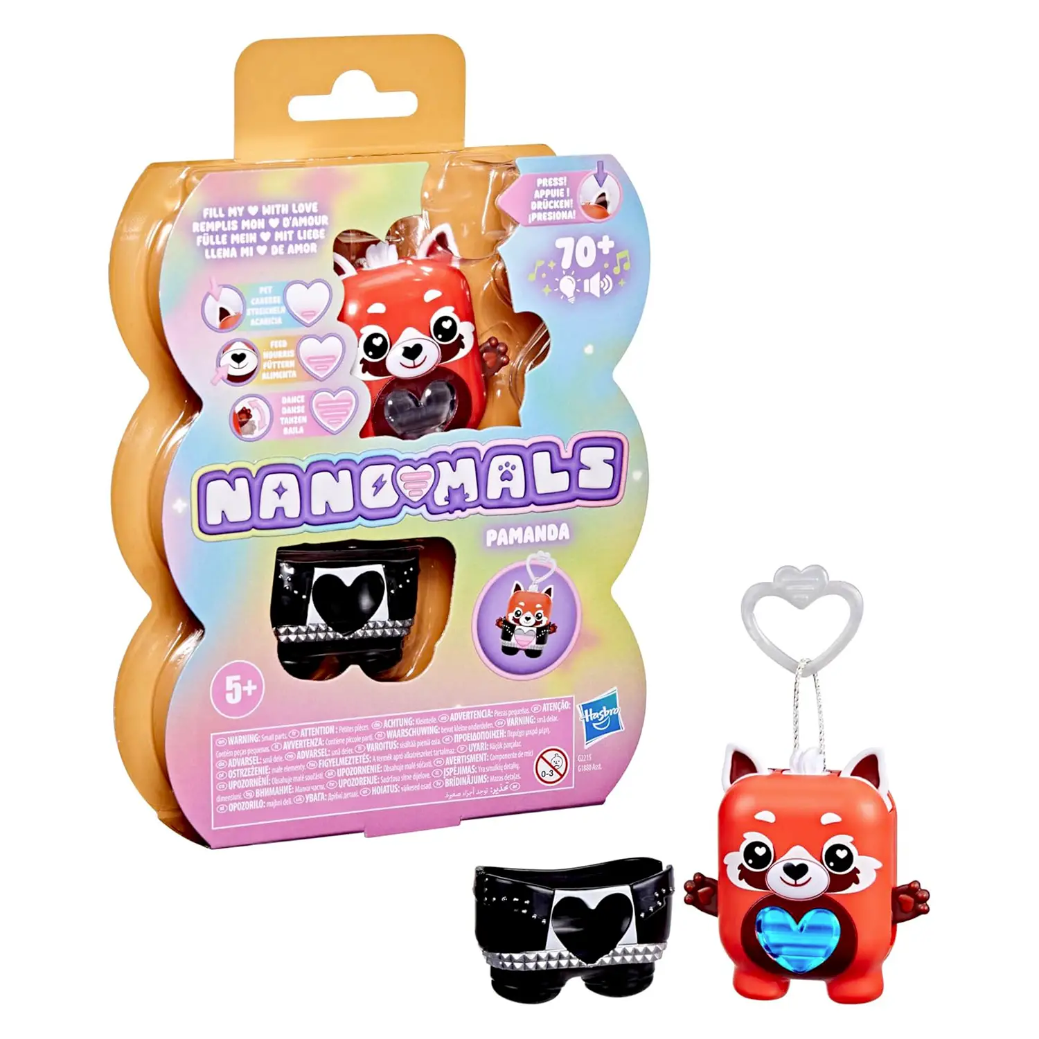 Nano - Mals Cuccioli Interattivi: Pamanda Il Panda Rosso - collezionabili bambina