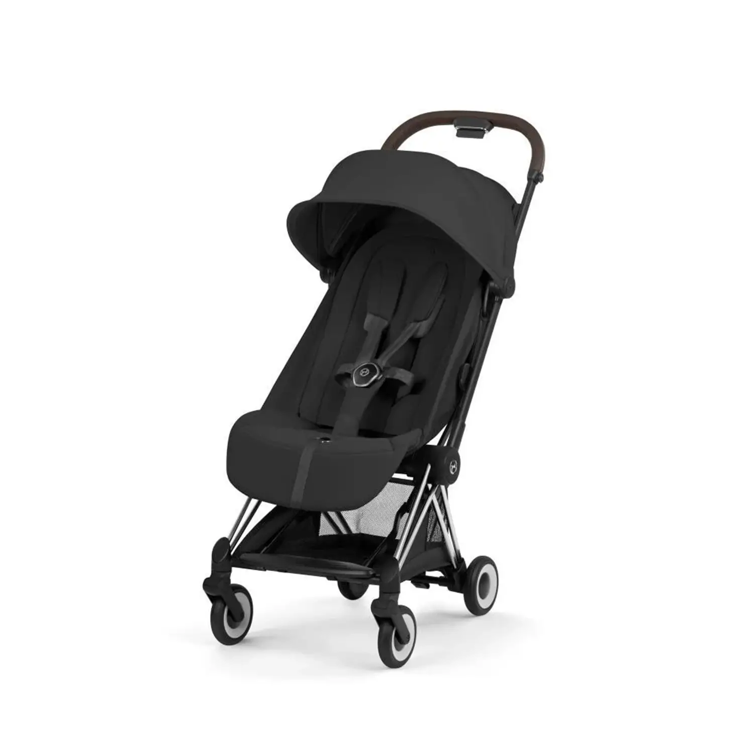 Coya Stayle Sepia Black Passeggino con Telaio Crome Brown Cybex - trio e modulari