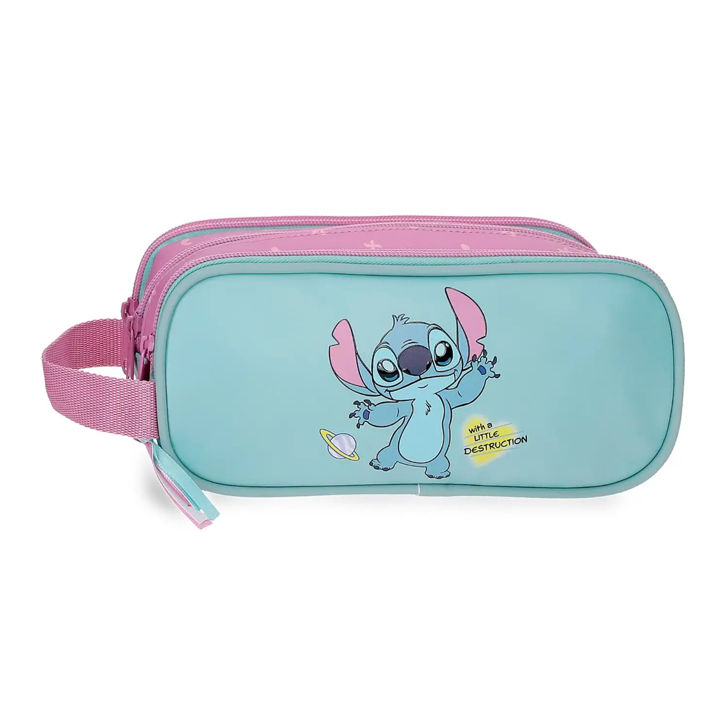Stitch Little Destruction Astuccio 3 Scomparti - regalo e gadget valigeria