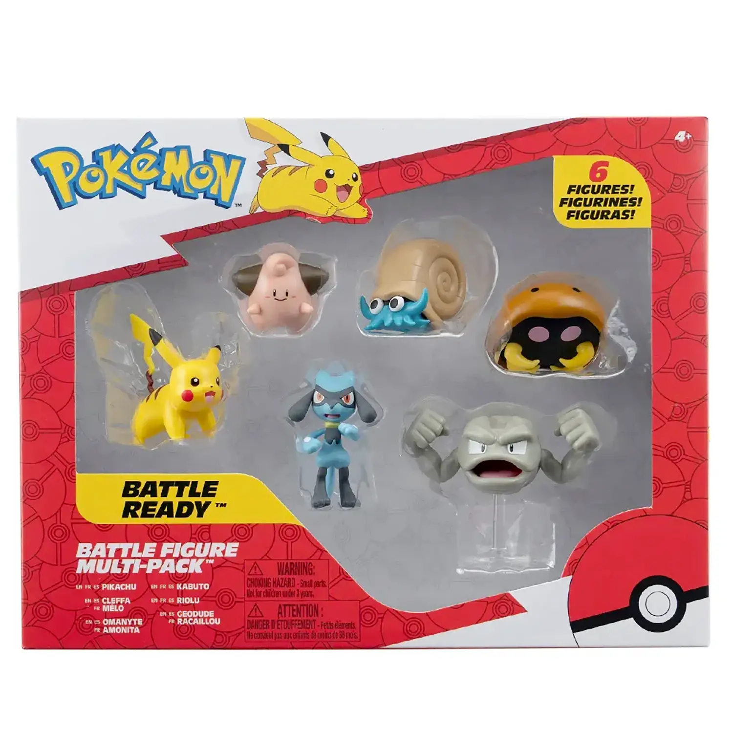 Confezione Deluxe Pokemon 6 Personaggi - Serie Ass.6 - action figures ed accessori