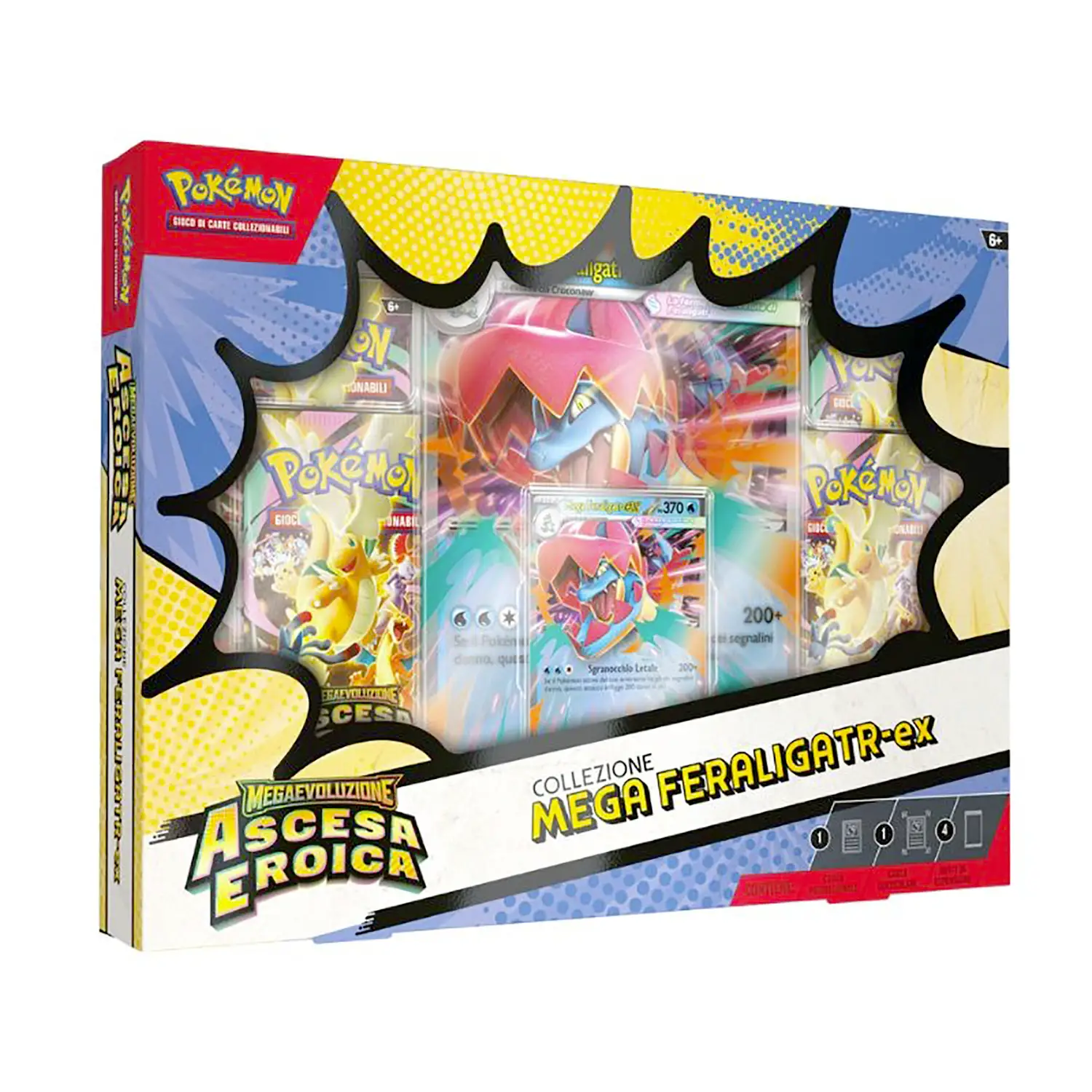 Pokemon M2.5 Collezione Mega Feraligatr-Ex - Giochi di società