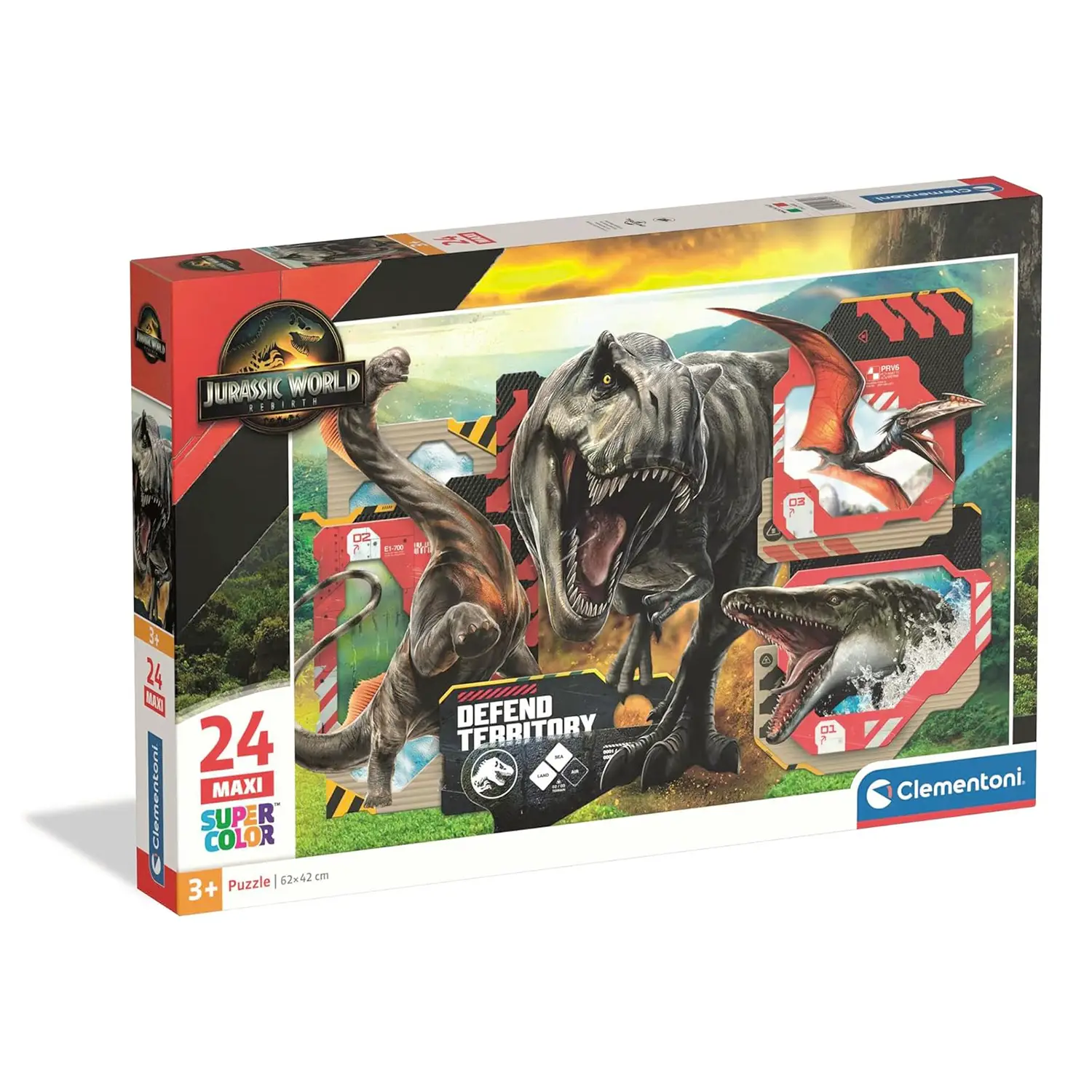 Puzzle 24 Pezzi Maxi Jurassic World - Puzzle in cartone