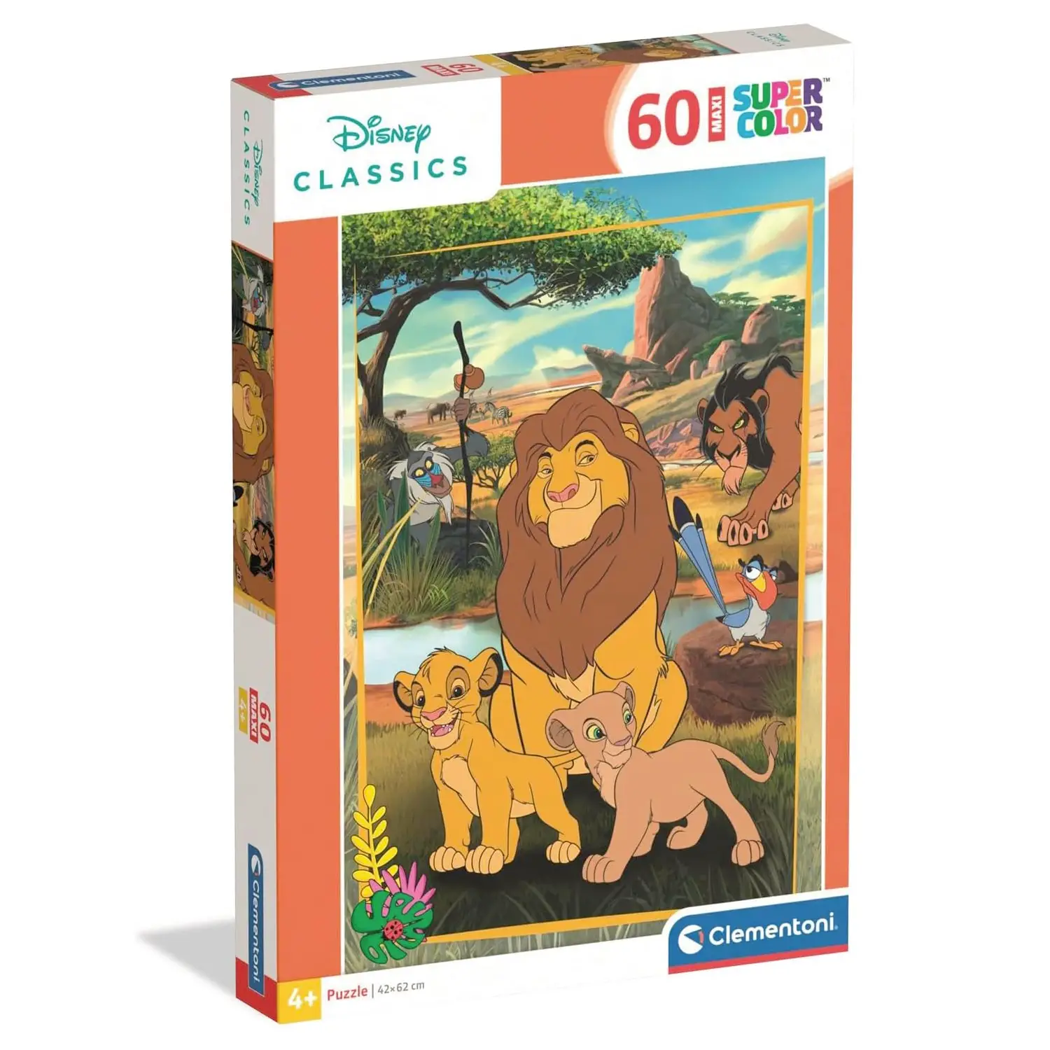 Puzzle 24 Pezzi Maxi Disney Classic Il Re Leone - Puzzle in cartone