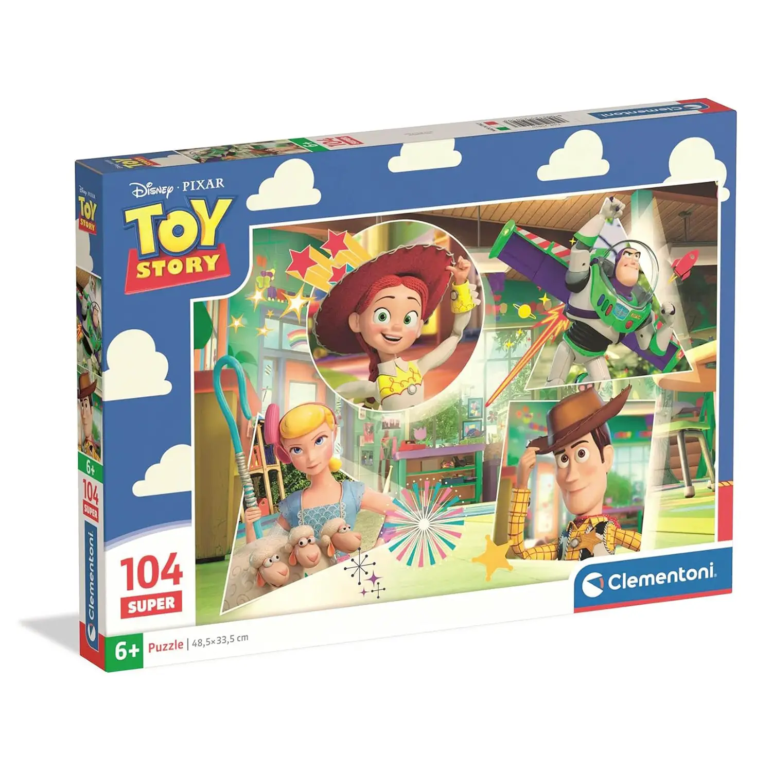 Puzzle 104 Pezzi Super Disney Toy Story - Puzzle in cartone