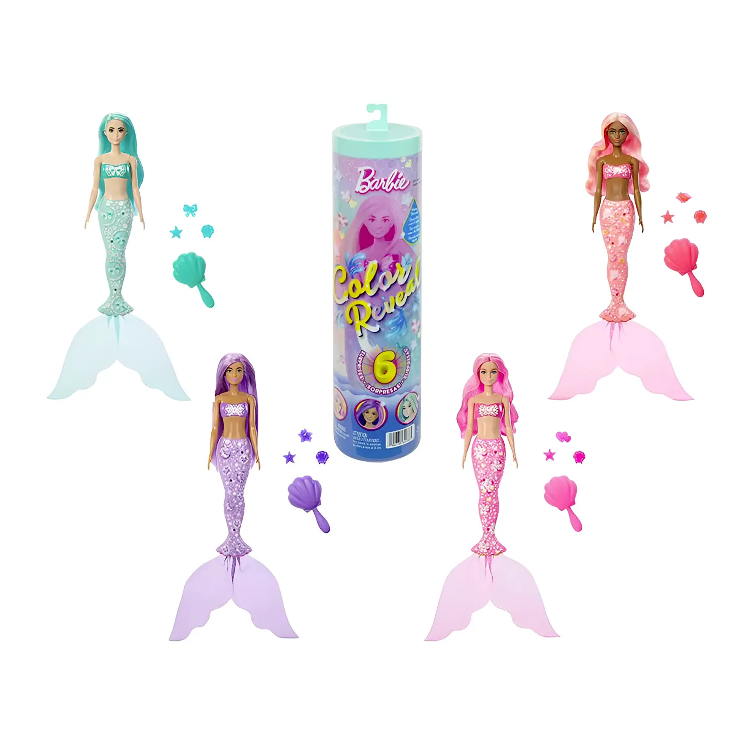 Barbie Color Reveal Doll Tesori Del Mare - collezionabili bambina