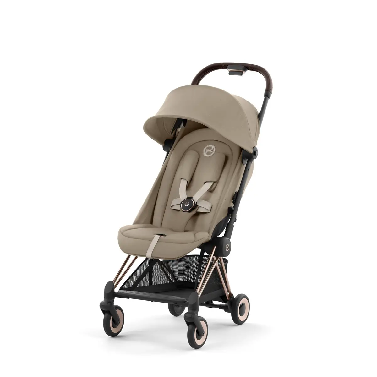 Passeggino Coya Rosegold Cozy Beige - passeggini compatti