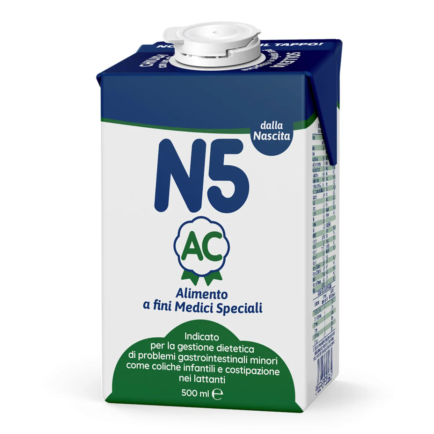 Latte N5 AC Liquido Brik 500ml Anti Coliche Steril Farma - latti artificiali