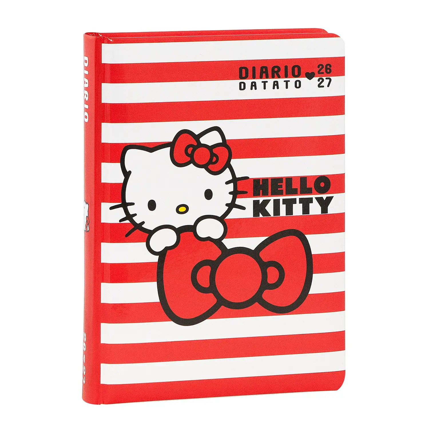 Diario Hello Kitty 2026 2027 Stripes 352 Pagine Datato - diari