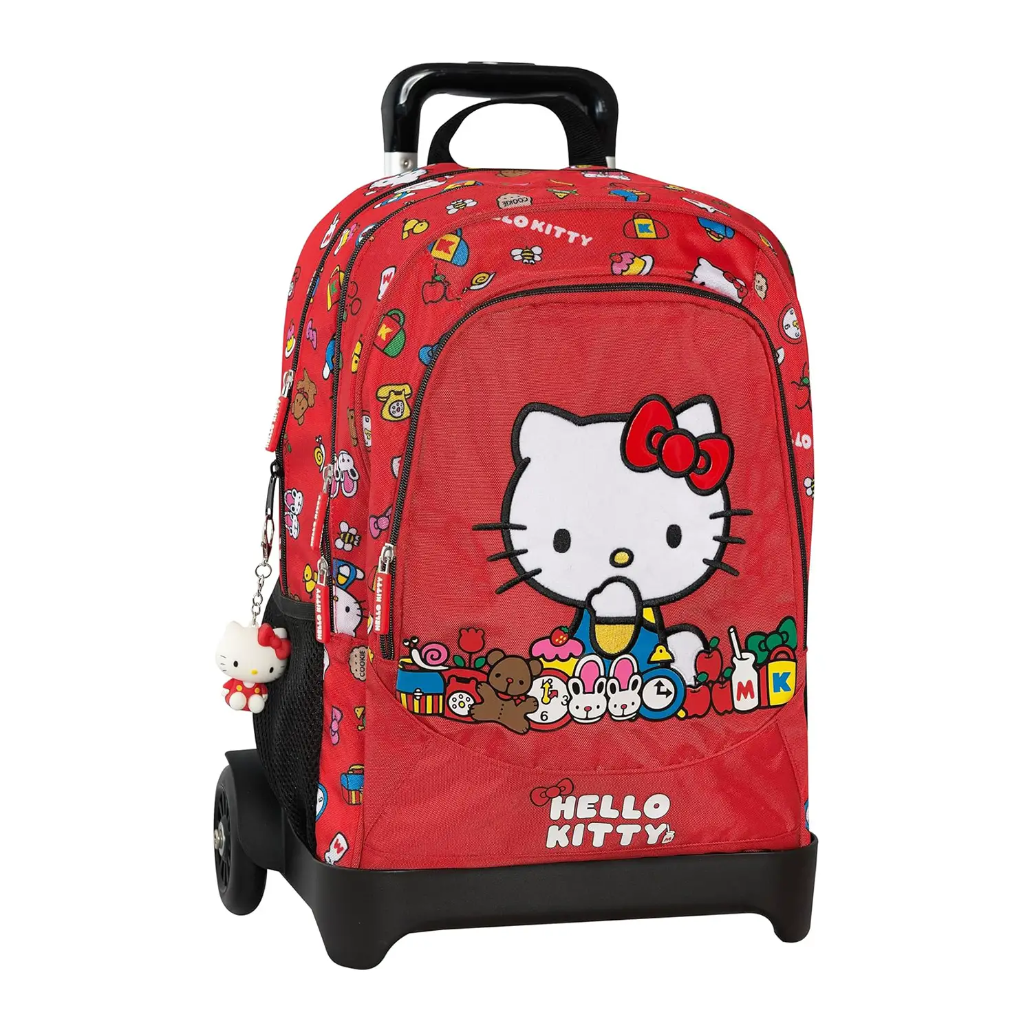 Zaino Hello Kitty Trolley Staccabile Scuola Organizzato - zaini trolley