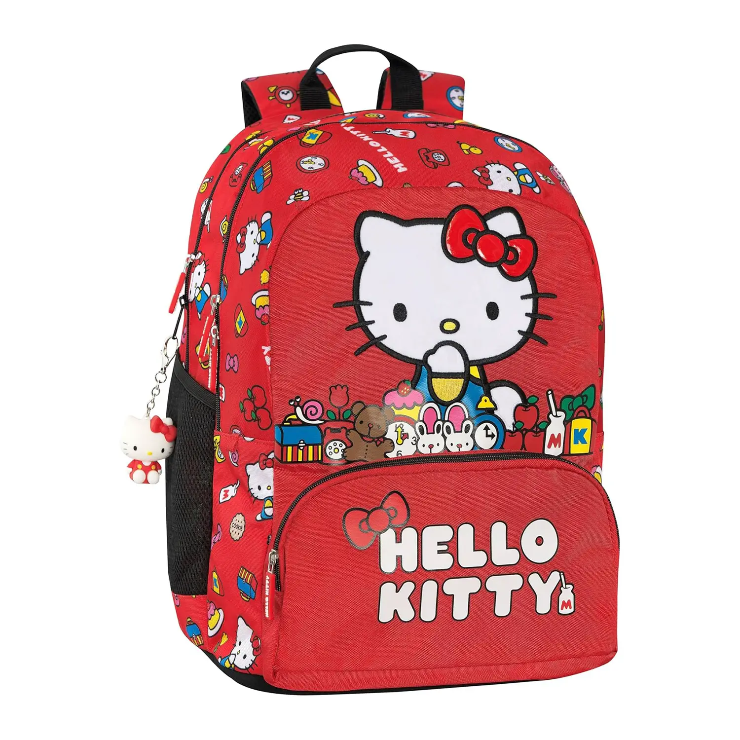 Zaino Hello Kitty Organizzato Scuola 31L 32x43 cm - zaini scuola