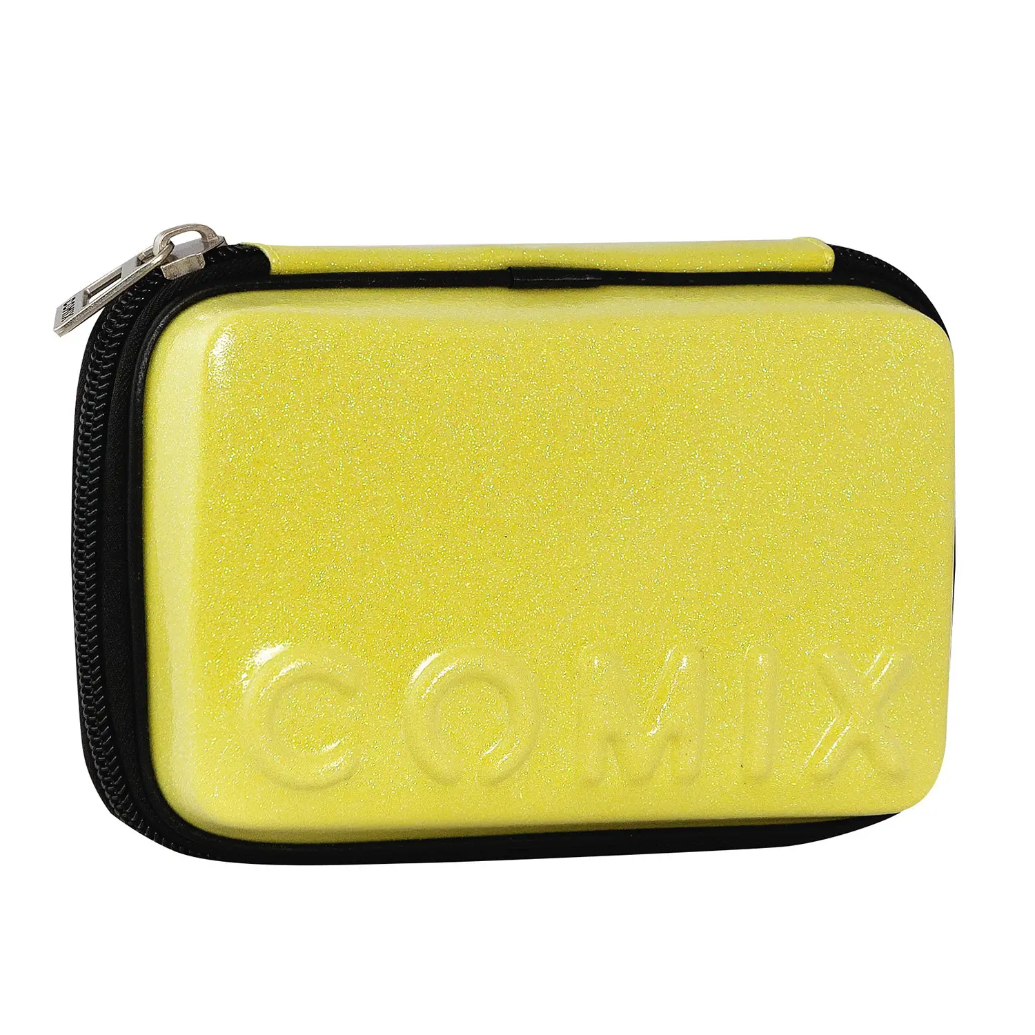 Astuccio Scuola Corredo Maxi Zip Comix Glitter Giallo - astucci colori