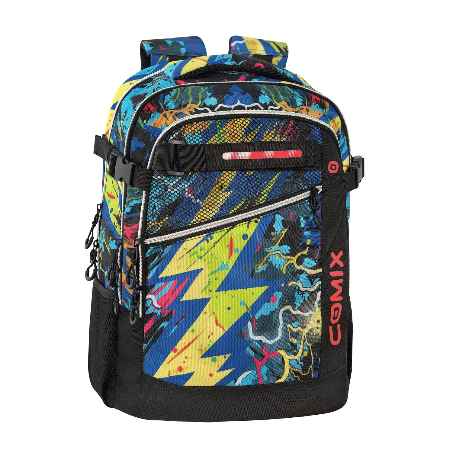 Zaino Scuola Organizzato Comix Wbs 2.0 Thunder - zaini scuola