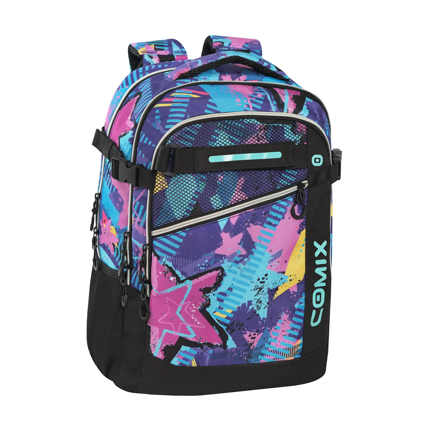 Zaino Scuola Organizzato Ergonomico Comix Wbs 2.0 Talent - zaini scuola