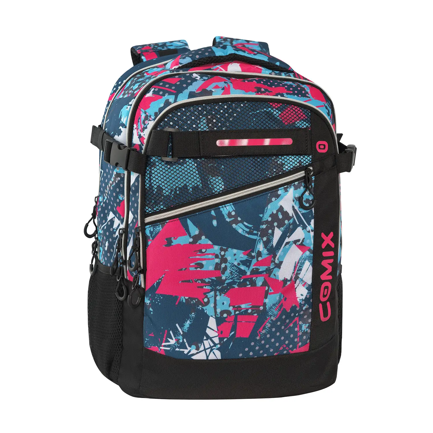 Zaino Scuola Organizzato Ergonomico Comix Wbs 2.0 Mix Pink - zaini scuola