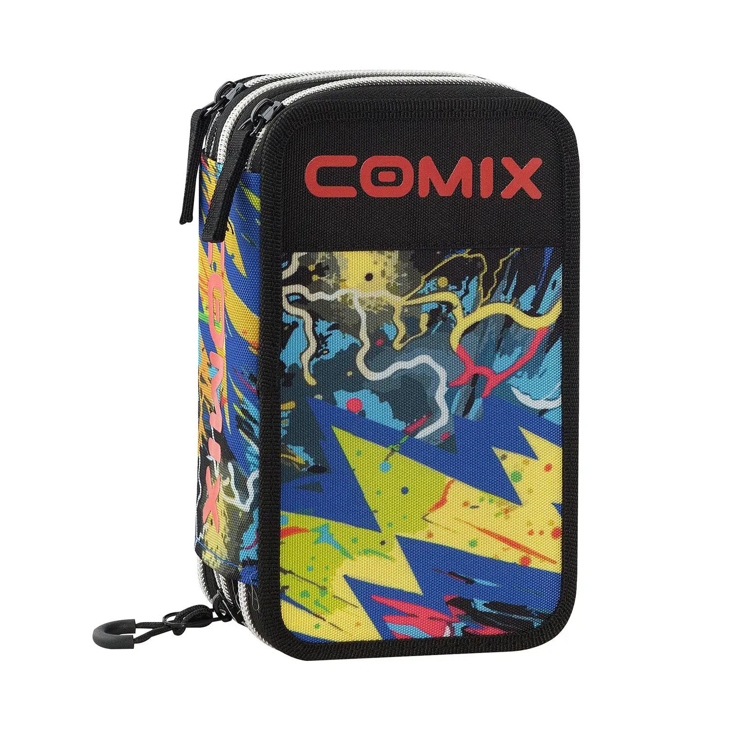 Astuccio Scuola Corredo 3 Zip Comix Wbs 2.0 Thunder - astucci colori