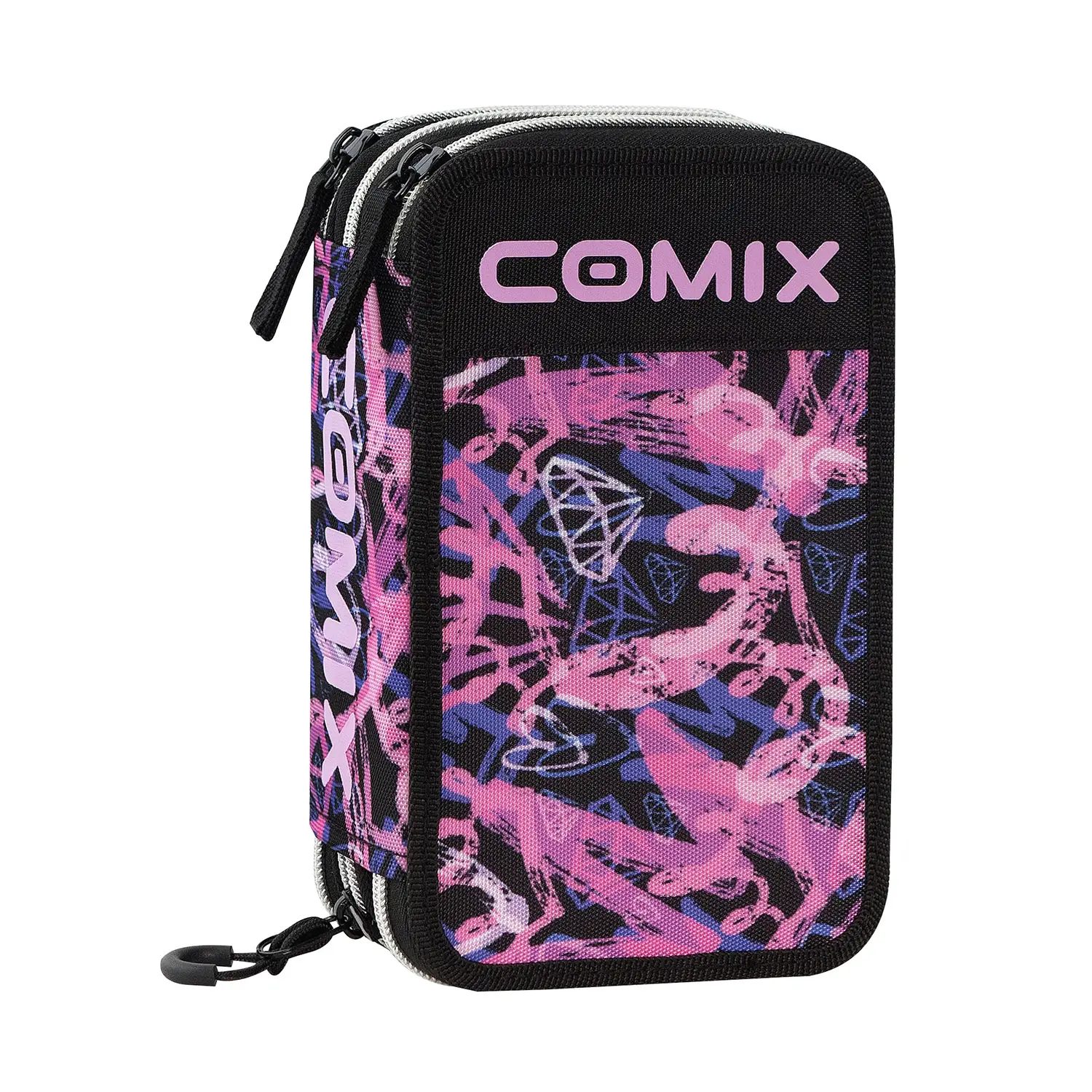 Astuccio Scuola Corredo 3 Zip Comix Wbs 2.0 Princess - astucci colori
