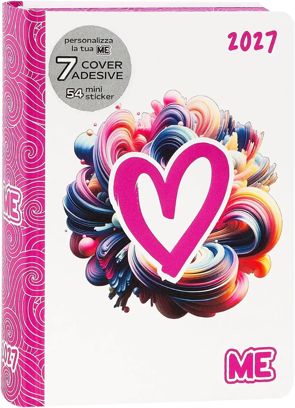 Me Diario Agenda 16 Mesi Dium Love Pink Color Me - diari