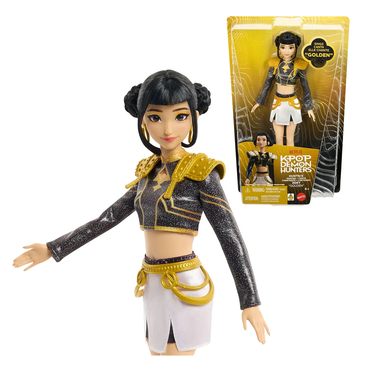 Mattel KPop Demon Hunters Zoey JRN42 - Personaggio K-Pop - collezionabili bambina