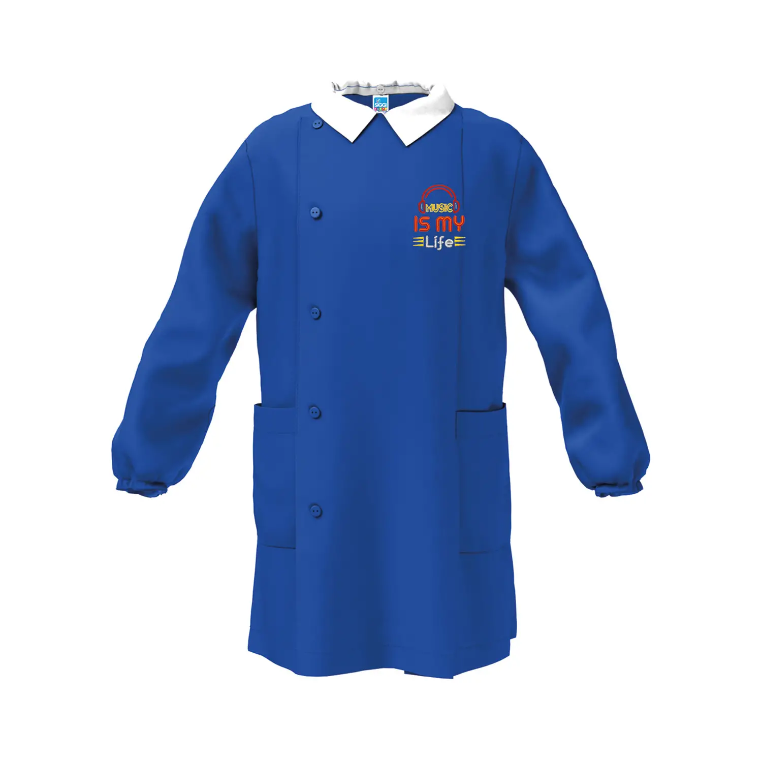 Grembiule Bambino Scuola Music Blu 12 Anni - grembiuli scolastici
