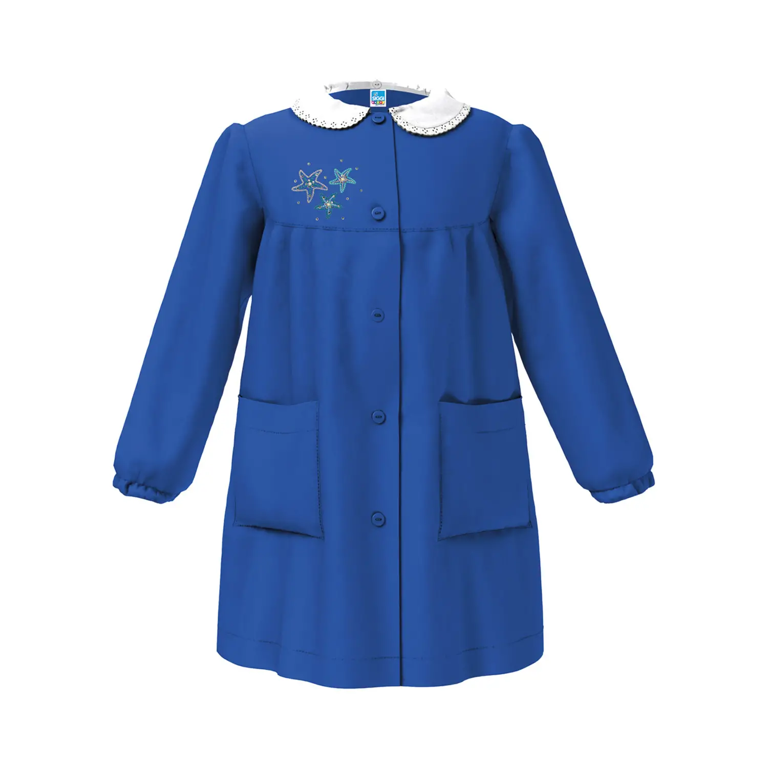 Grembiule Bambina Scuola Stelle Marine Blu 6 Anni - grembiuli scolastici