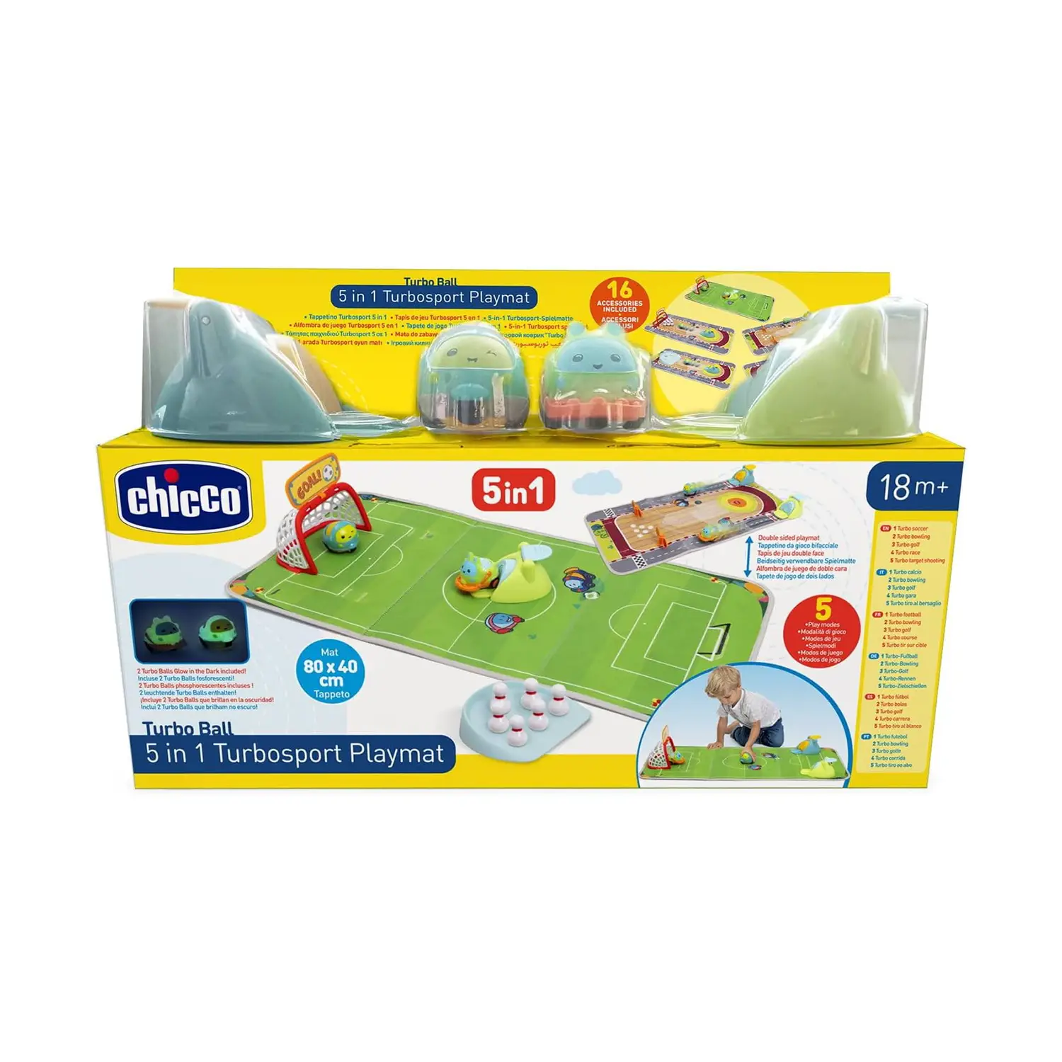 Gioco Turbo Ball Tappeto 5In1Turbo Sport - Primi giochi