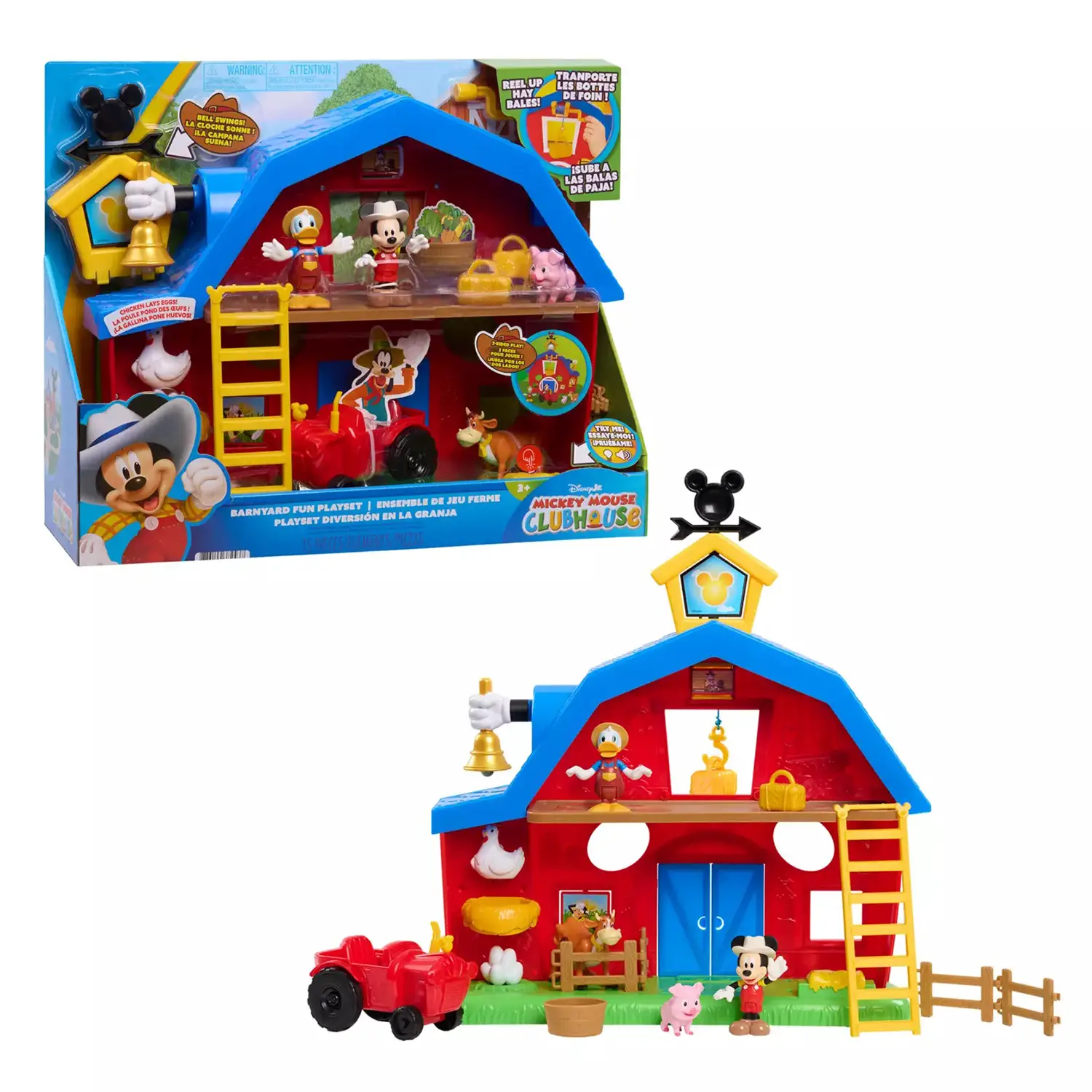 Mickey Mouse Barnyard Fun Playset Fattoria | Just Play - play set