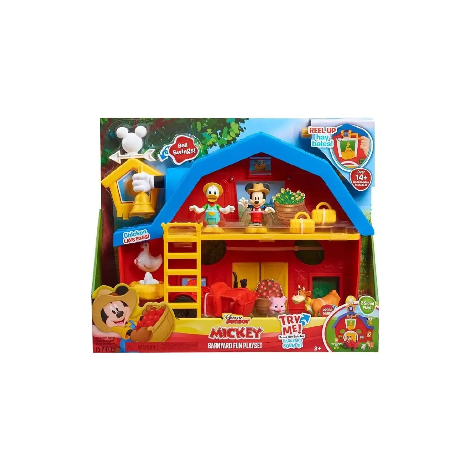 Mickey Mouse Barnyard Fun Playset Tema Fattoria - play set