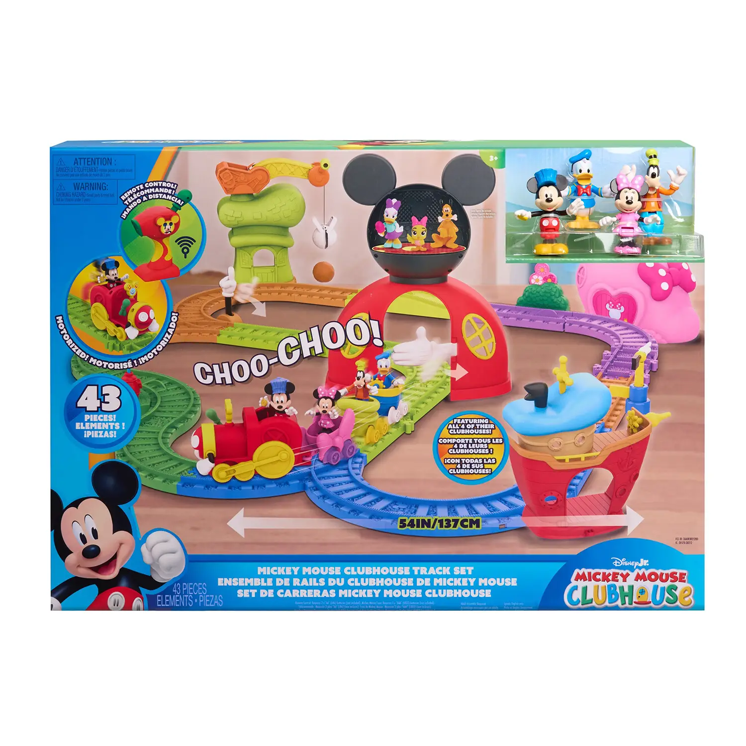 Trenino Mickey Mouse Clubhouse 43 Pezzi - Just Play - play set