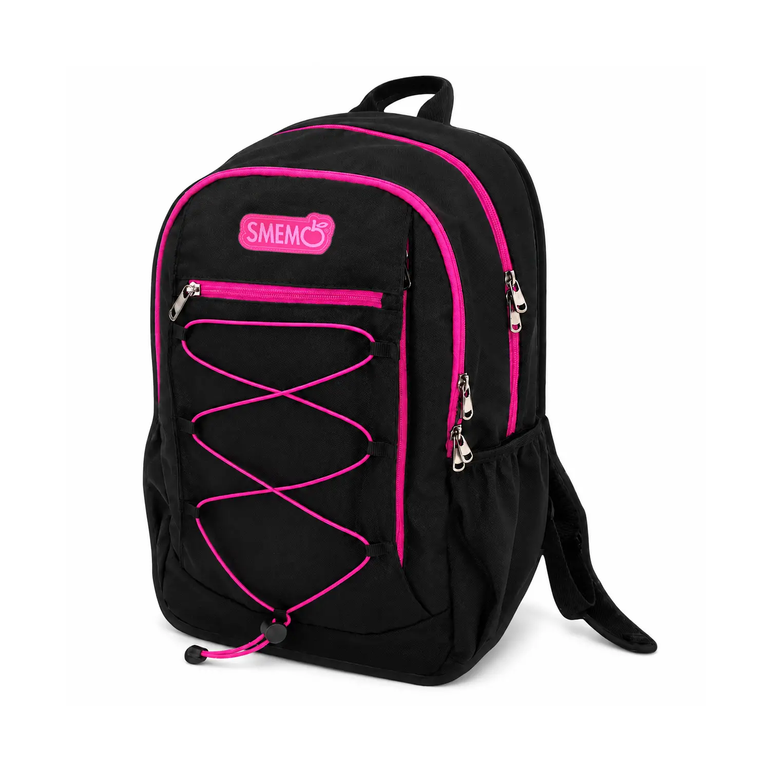 Smemo Zaino Large Black Pink - zaini americani