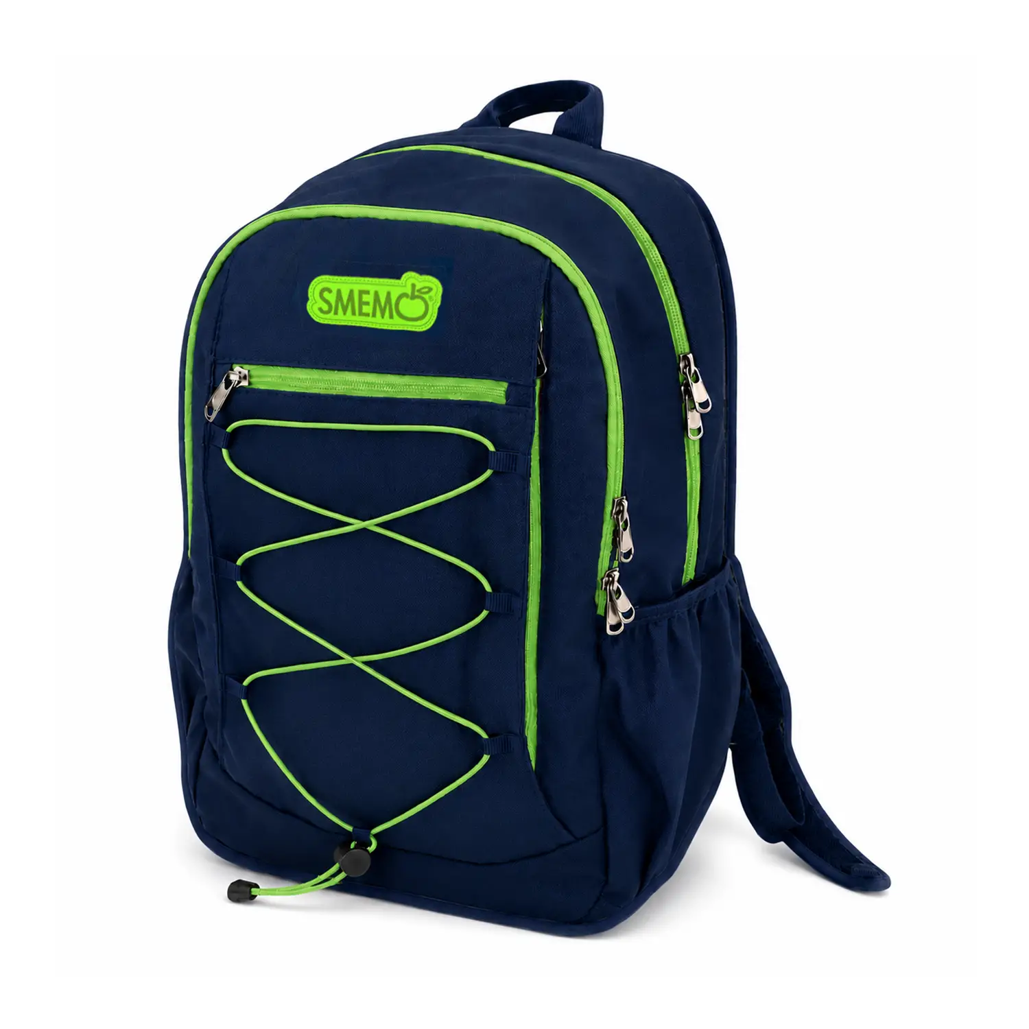 Smemo Zaino Large Navy Lime - zaini americani