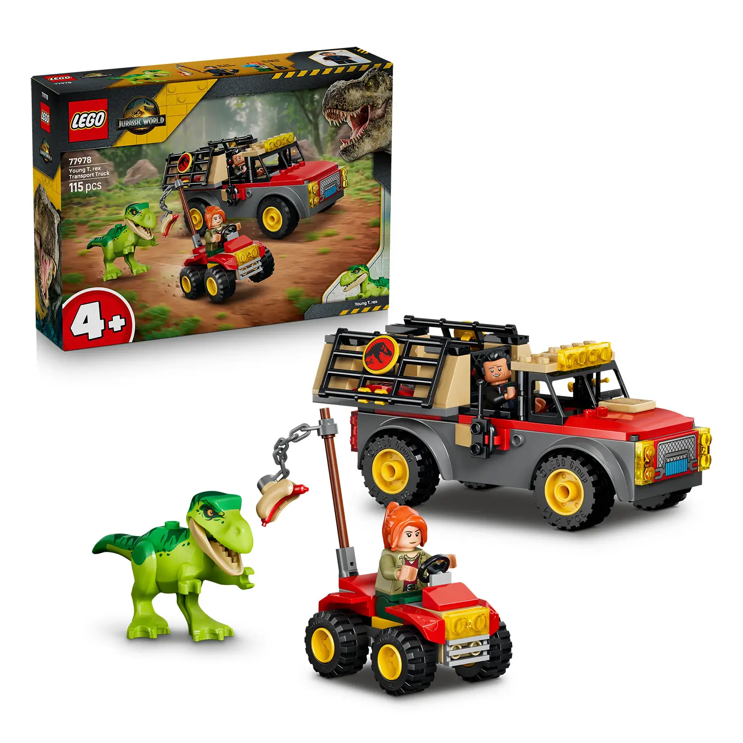 LEGO Camion da trasporto per il giovane T. rex - 115 Pezzi - lego