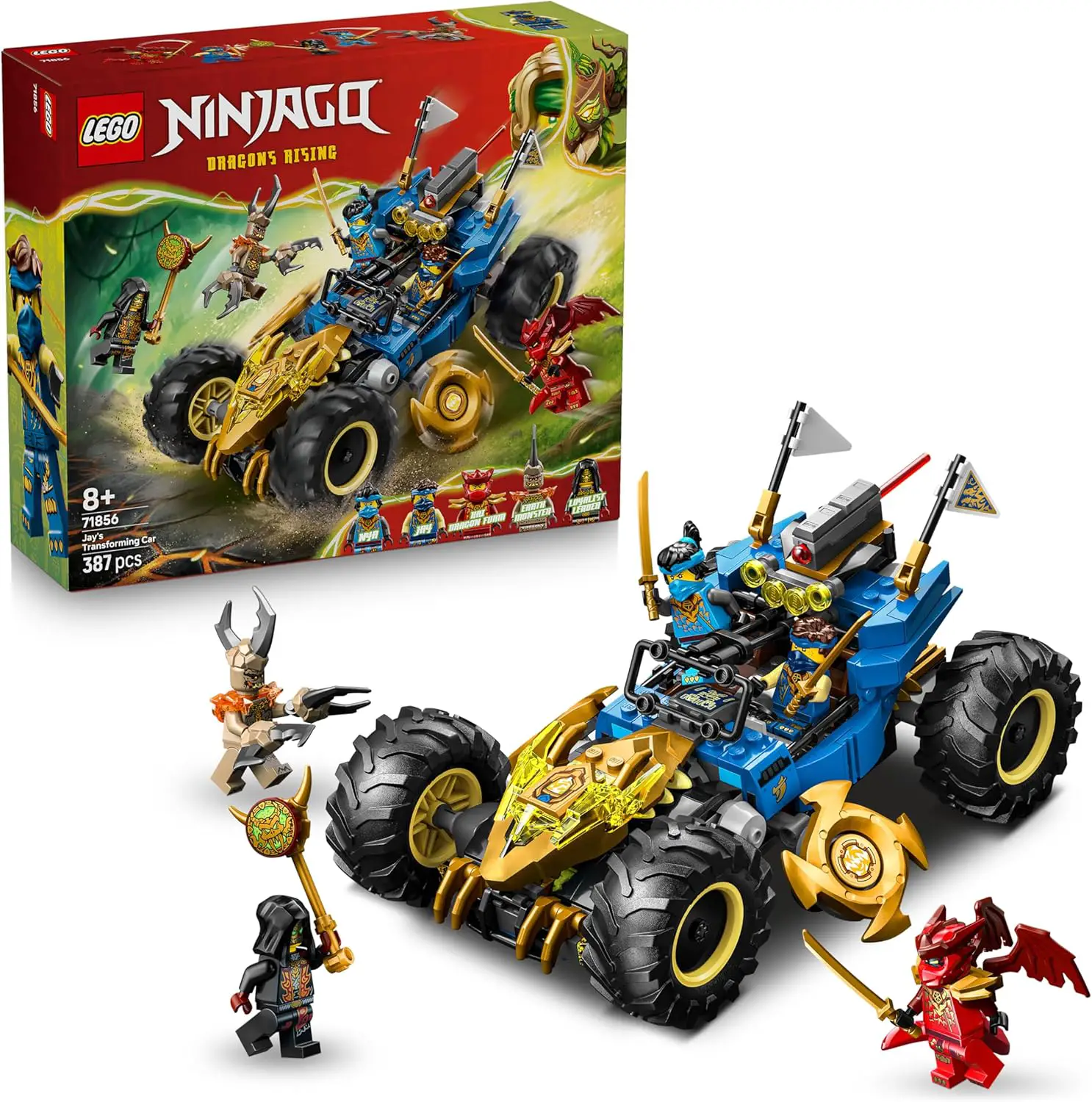 Lego Ninjago - Auto Mutaforma Di Jay 71856 - lego