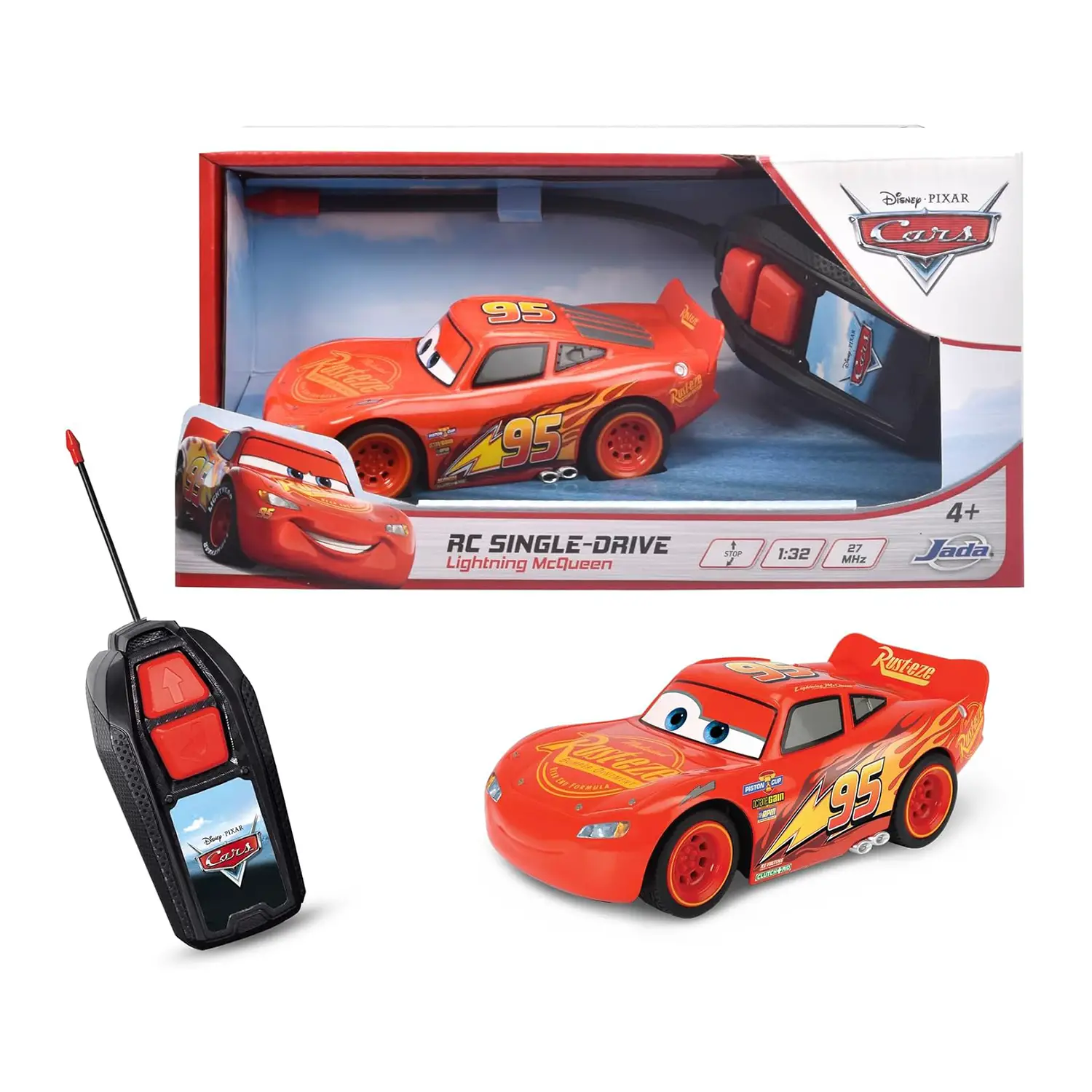 Cars Saetta McQueen Radiocomandato Scala 1:32 - radiocomandi