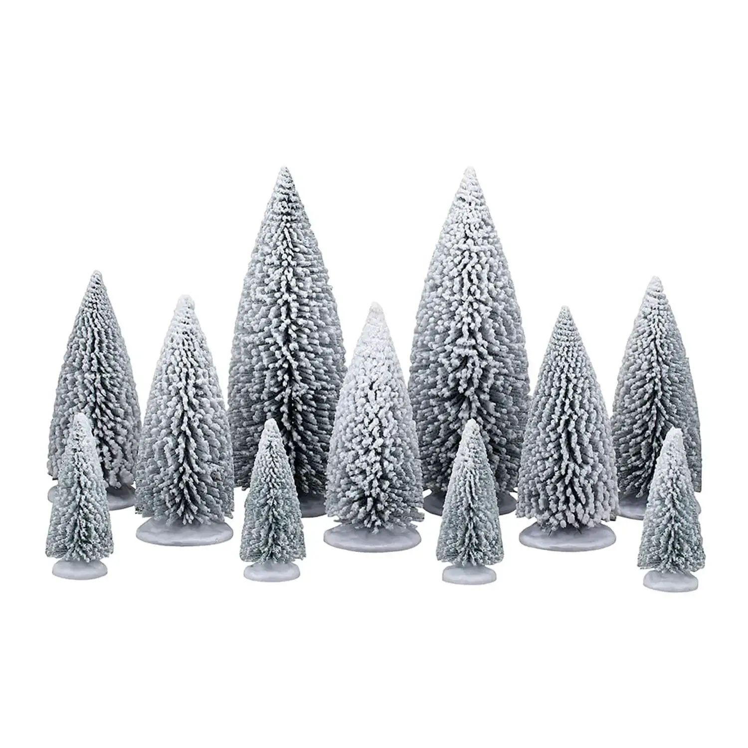 Lemax White Pine Trees 64687 – Pini Bianchi Innevati per Villaggio Natalizio - scene e villaggi