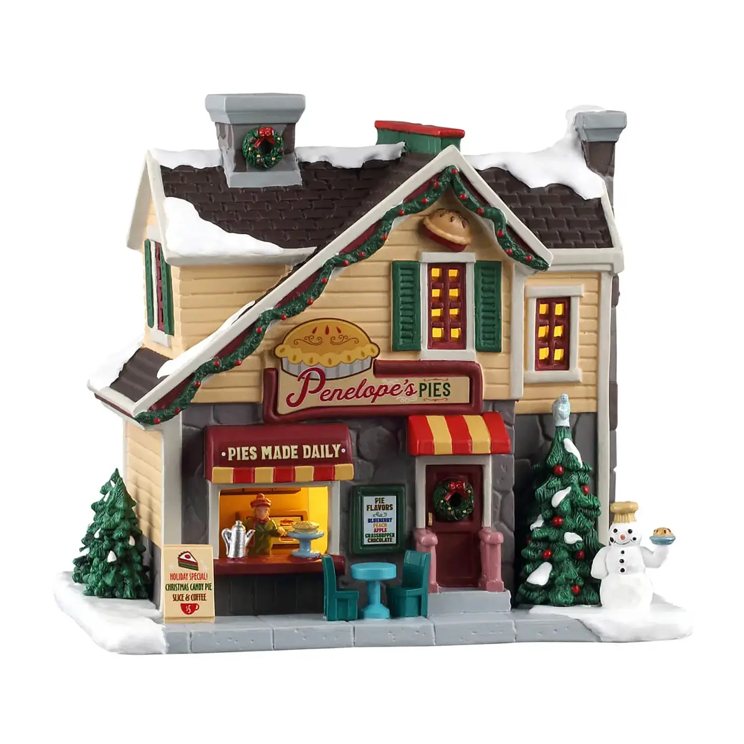 Lemax Penelope’s Pies 65556 – Pasticceria Natalizia Luminosa Caddington - scene e villaggi