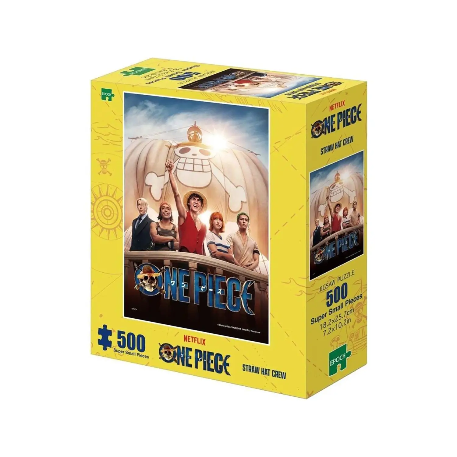 One Piece Ciurma Cappello Di Paglia Puzzle 500 Pezzi Epoch - puzzle adulti