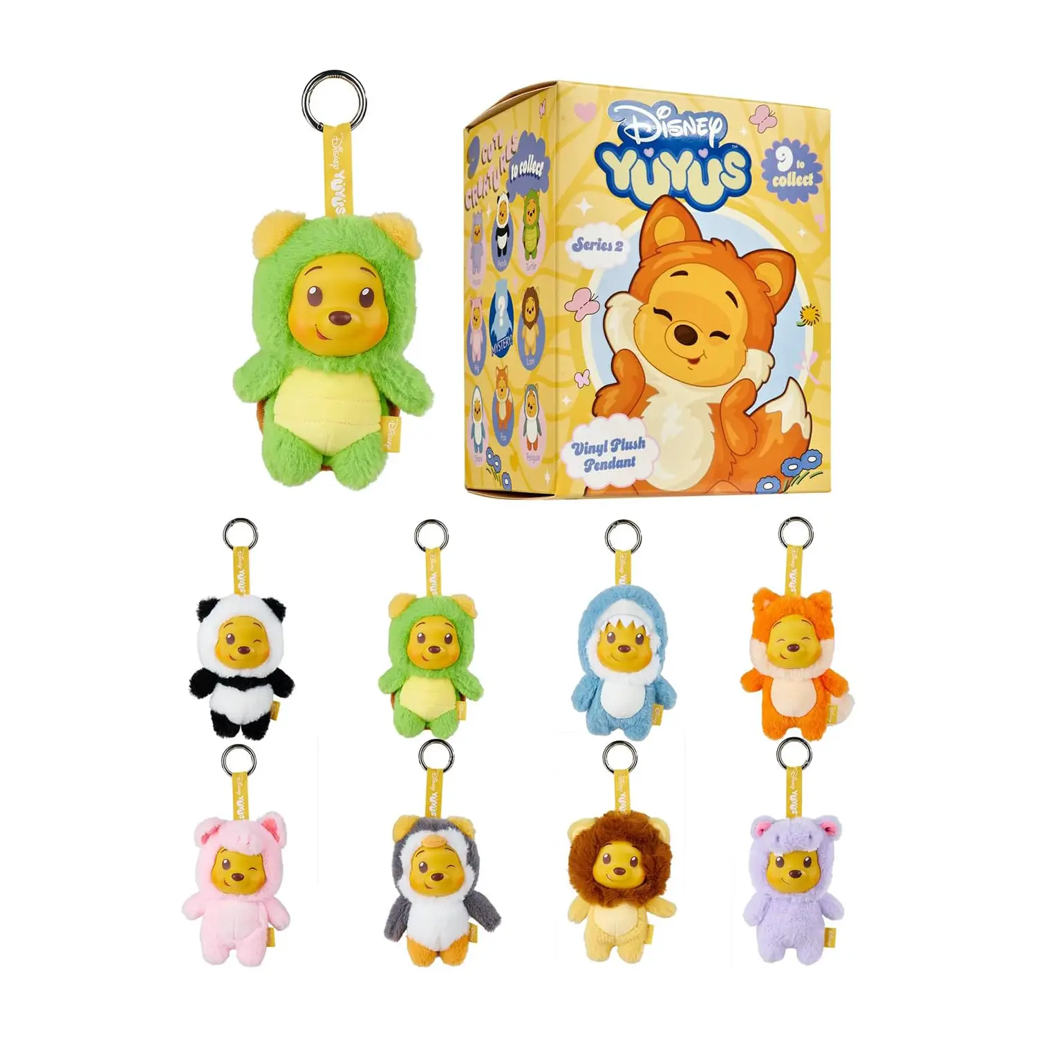 Disney YuYus Winnie the Pooh - Personaggio a Sorpresa 12 cm - peluches 0/36 mesi
