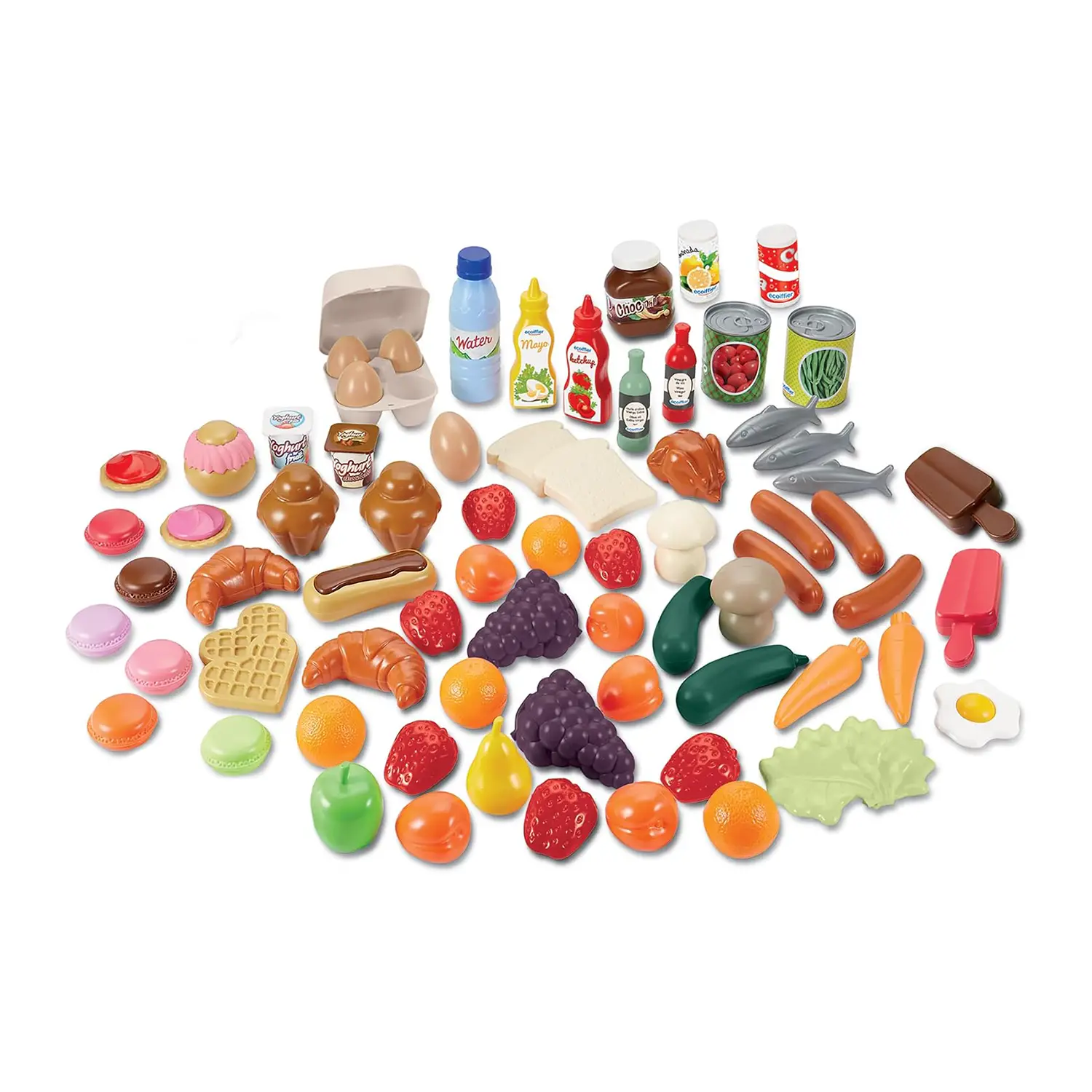 Cofanetto Alimenti 75 Pezzi - Alimenti, mercatini, stoviglie