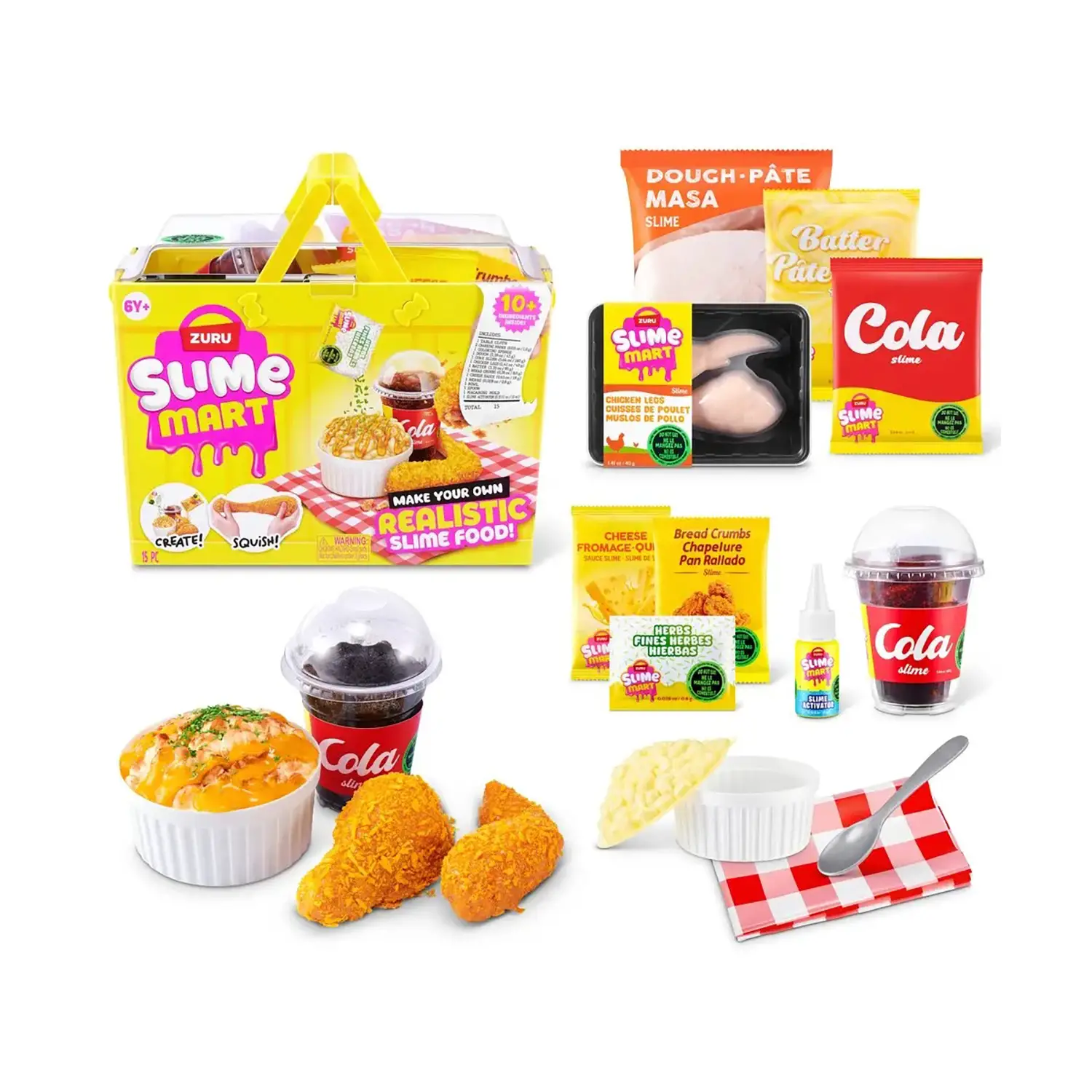 Slime Mart Fast Food Cestino Creativo - creatività