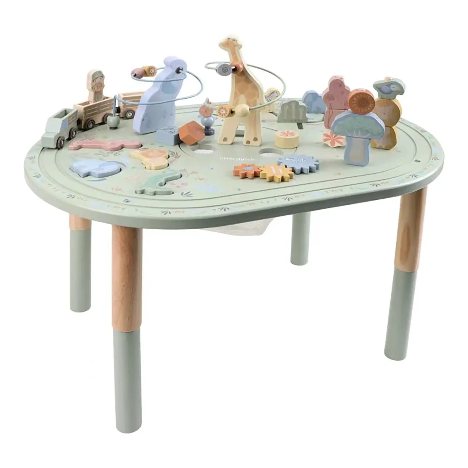 Tavolino Multiattività XL In Legno Safari - Primi giochi