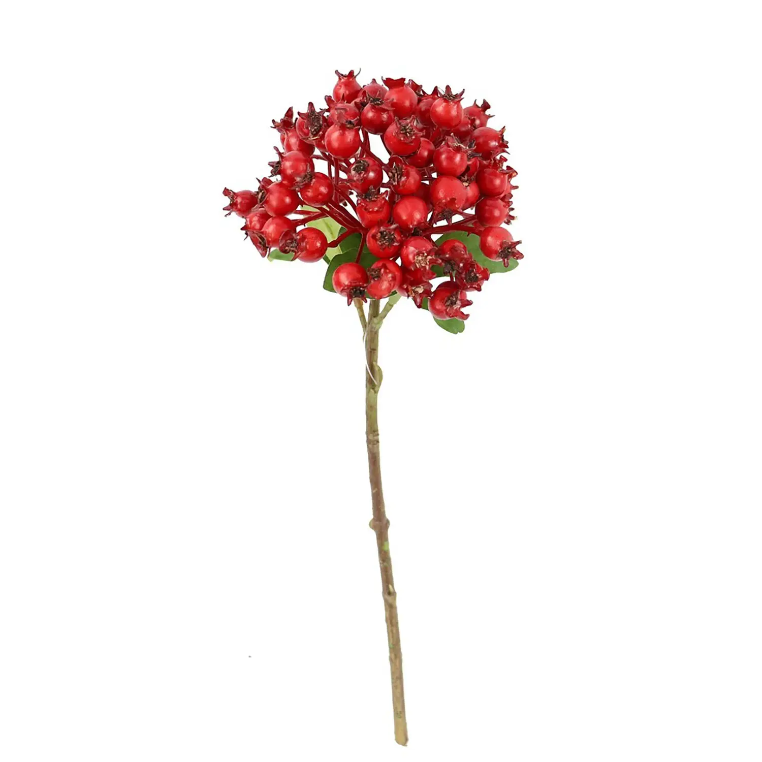 Pick Natalizio Selyn con Bacche Rosso h30cm - fiori e ghirlande