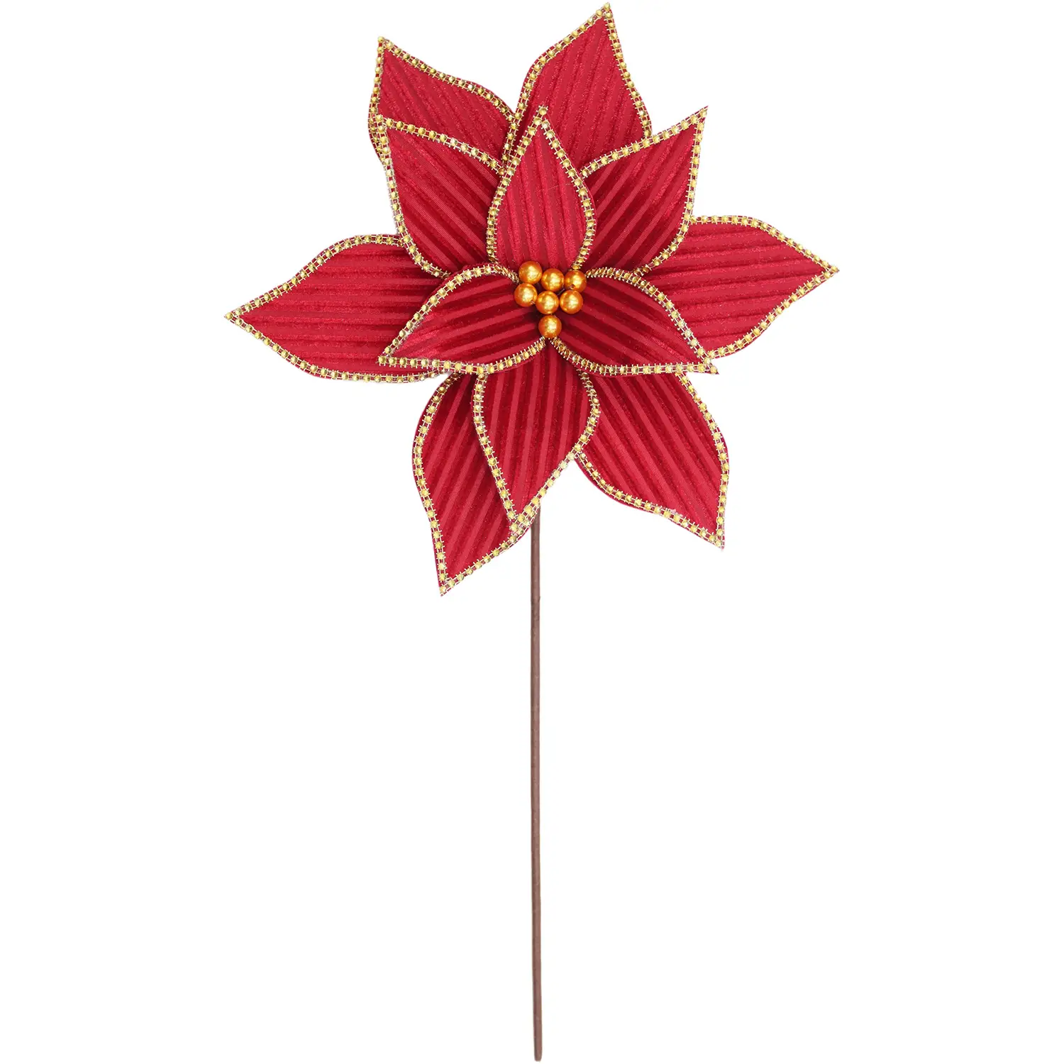 Poinsettia Natalizia Ellide Rosso 32x45h - fiori e ghirlande