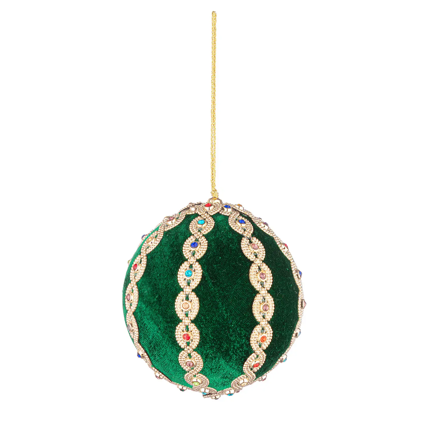 Sfera Natalizia Beady Verde Scuro Ø100 Cm - addobbi albero