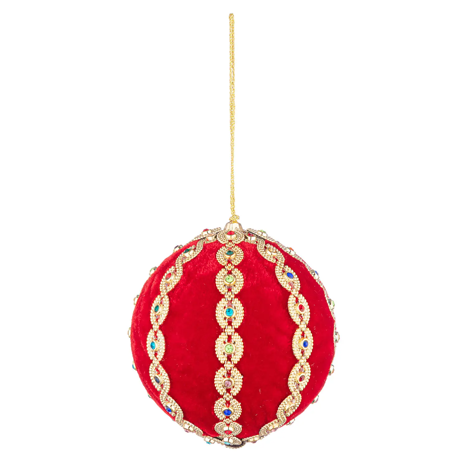 Sfera Natalizia Beady Rosso Ø100 Cm - addobbi albero