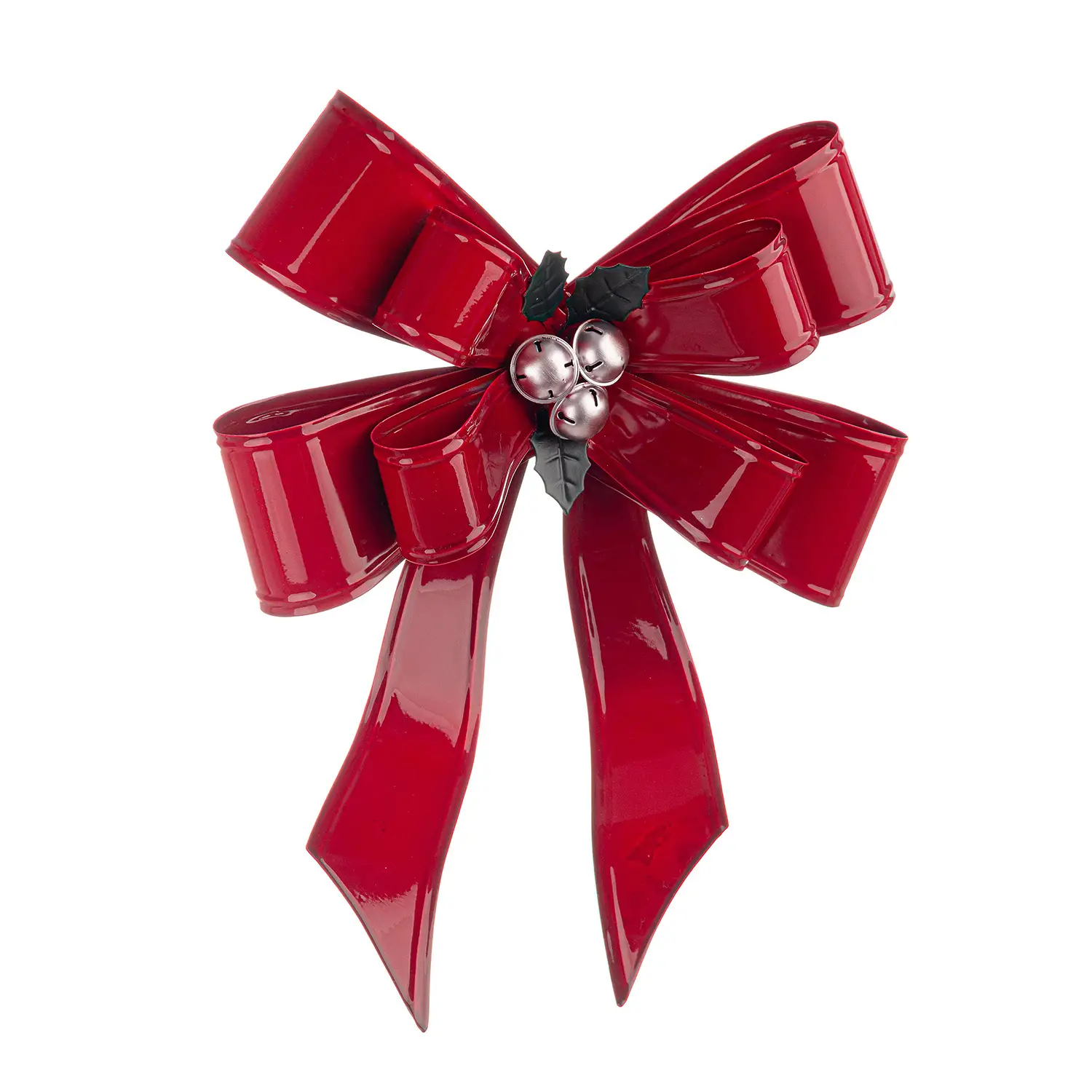 Decorazione Natalizia Fiocco Alberte Rosso 41,5 Cm - addobbi albero
