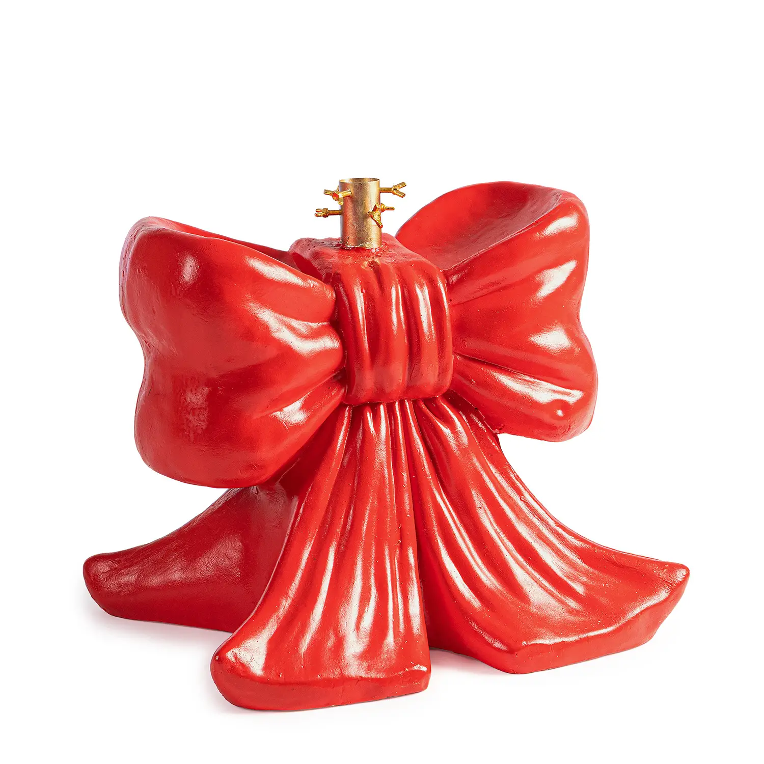 Base Albero Fiocco Rosso 44 Cm - basi albero