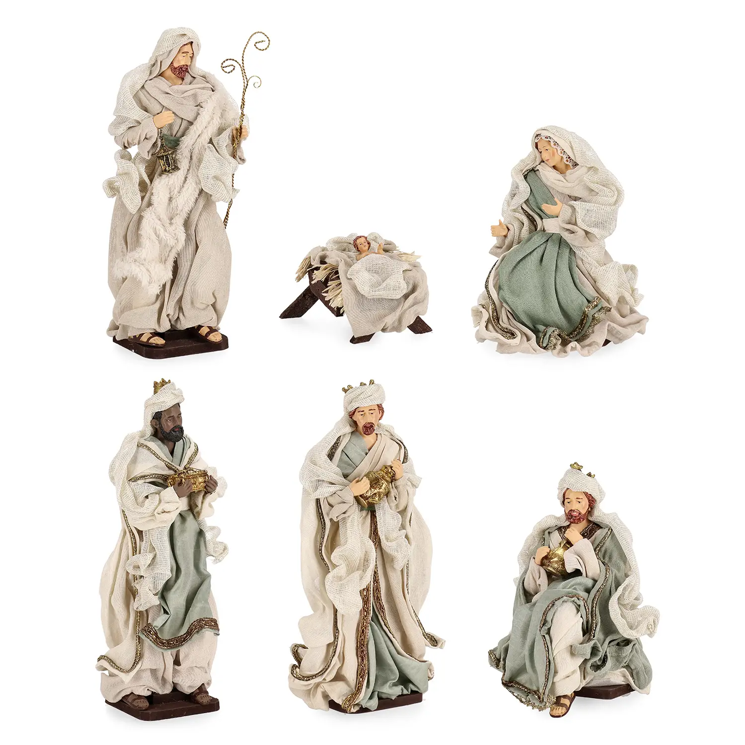 Nativita' 6f Faithful Azzurro - presepi