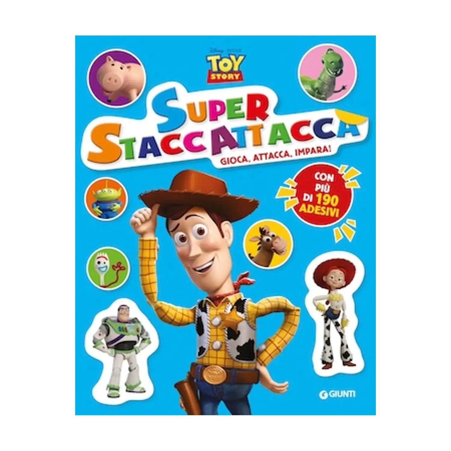 Toy Story - Superstaccattacca Libro con Adesivi - Prima biblioteca