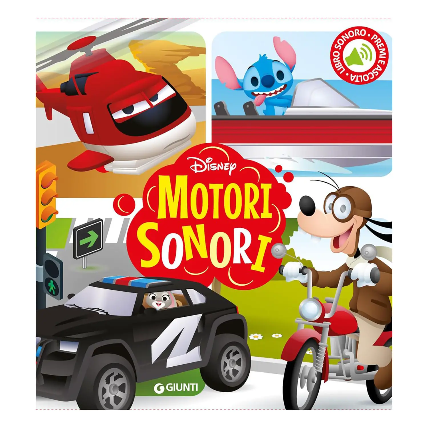Disney Motori Sonori - Libro Premi e Ascolta - Prima biblioteca